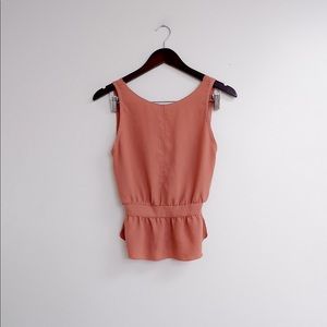 🖤SOLD🖤ARITZIA WILFRED PEPLUM TANK- GORGEOUS COLOUR 🥂